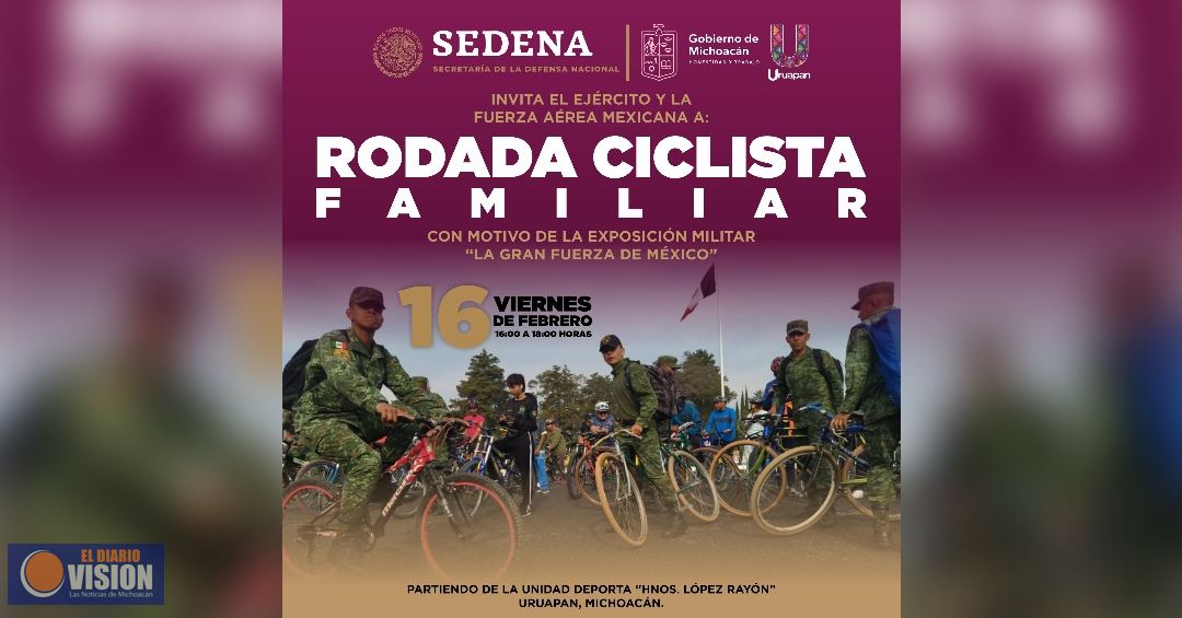 Invita Nacho Campos a Rodada Ciclista Familiar