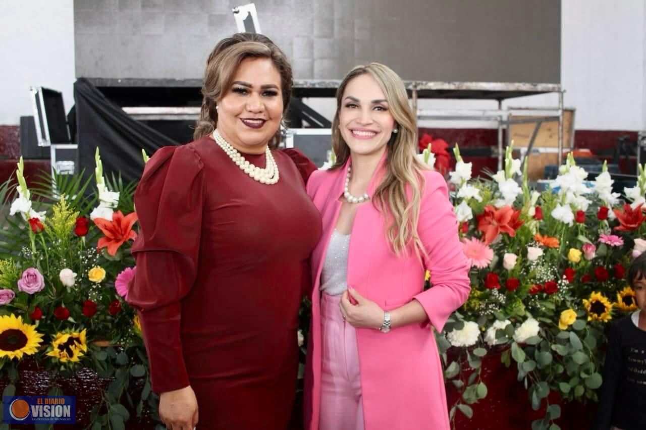 Valeria Aguilar y Marcela Velázquez, trabajan por el Bienestar de Coeneo