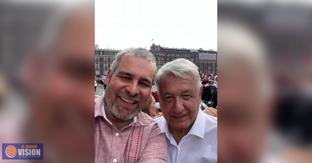 El Presidente López Obrador, el viernes en Morelia