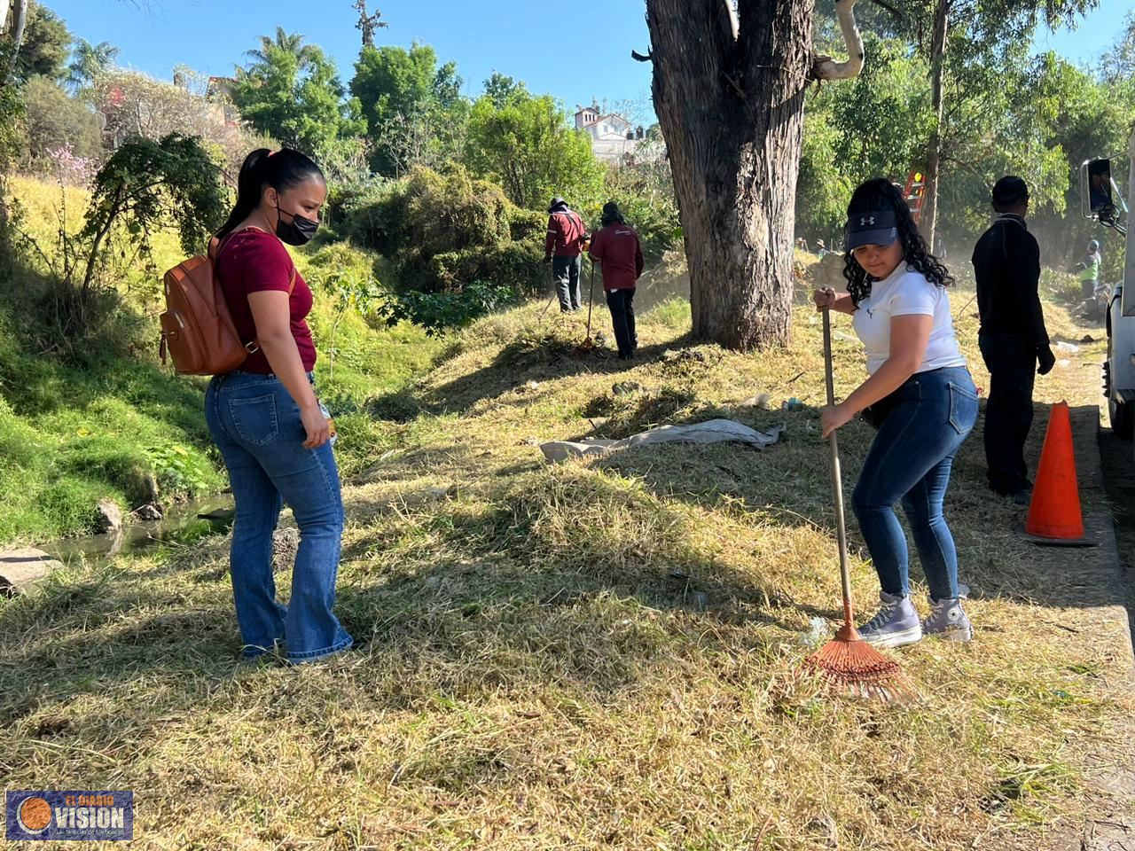 Gobierno Municipal y ciudadanía, participan en jornada de limpieza