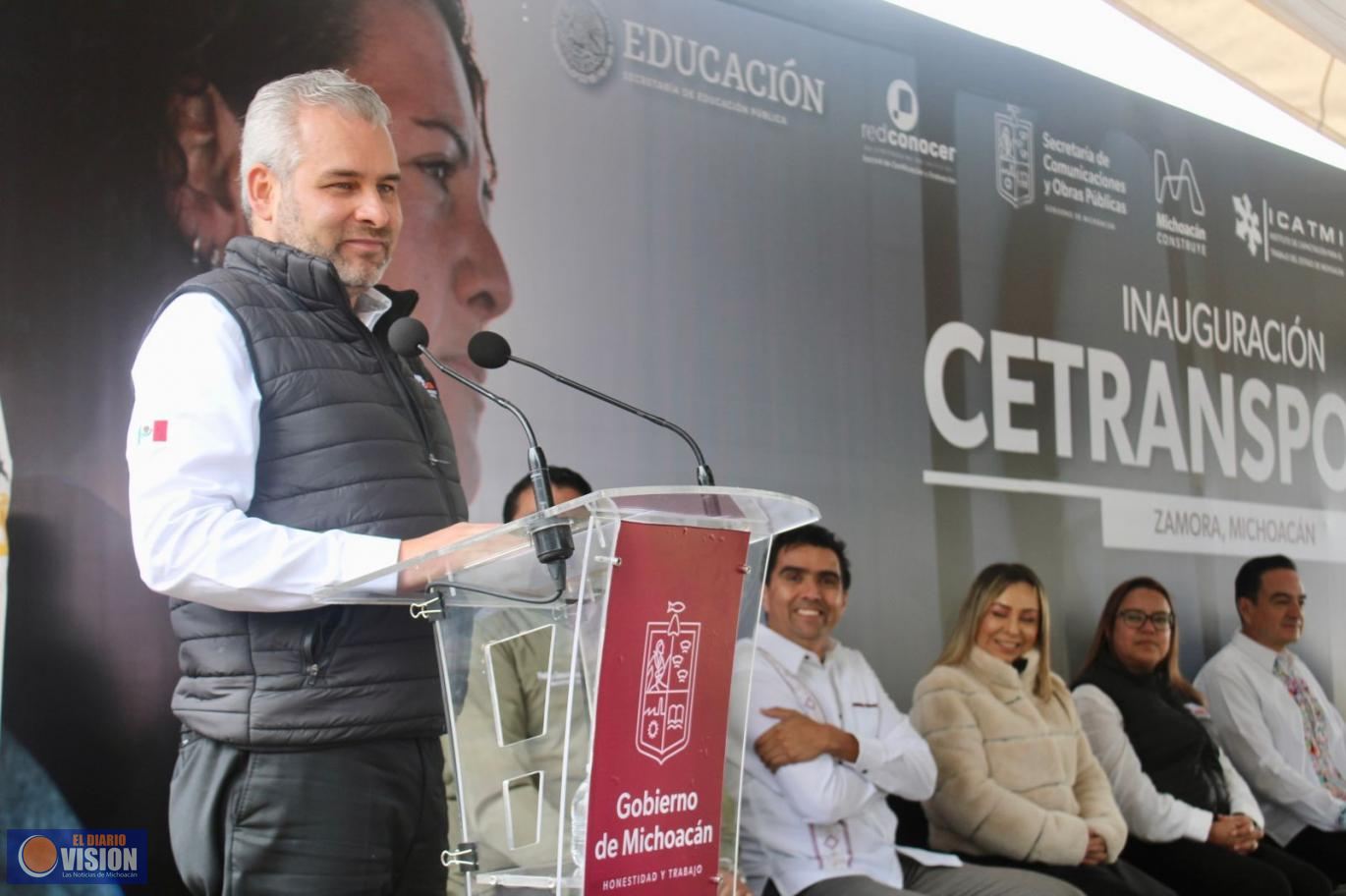 Con Centro de Capacitación para Operadores en Zamora, vamos por buen camino