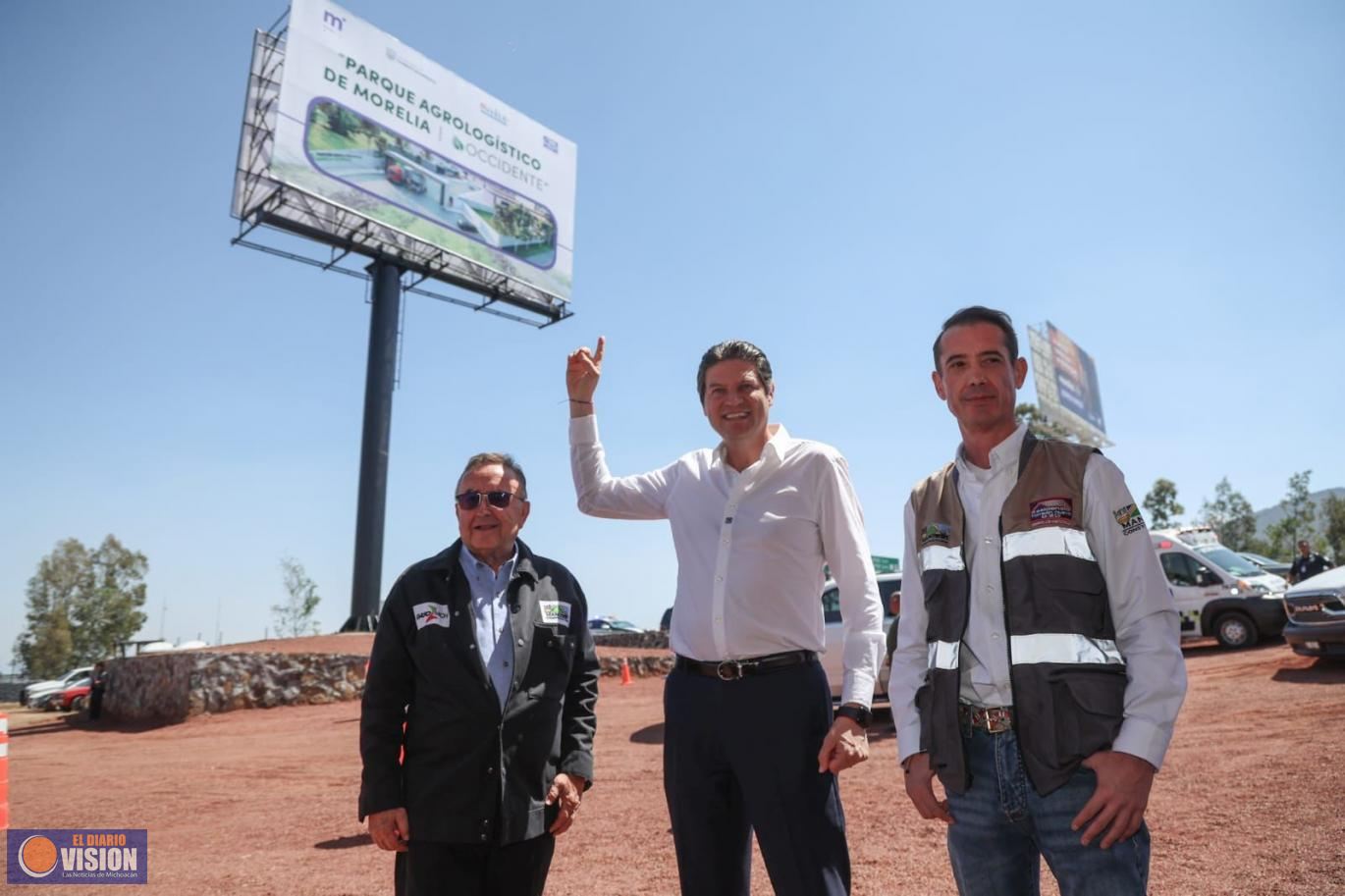 Parque Agrologístico de Morelia Occidente, detonará el poniente de la capital: Alfonso Martínez