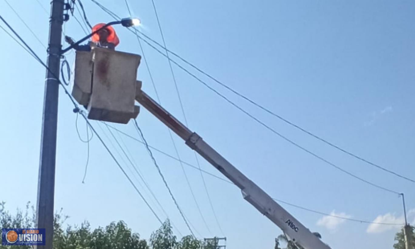 Para Mejorar la Iluminación Pública de Zacapu, Se Cambiaron mas de 6 mil luminarias a LED