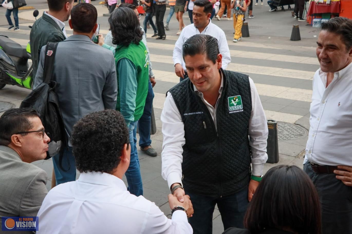 Partido Verde será decisivo en el triunfo de Claudia Sheinbaum: Ernesto Núñez