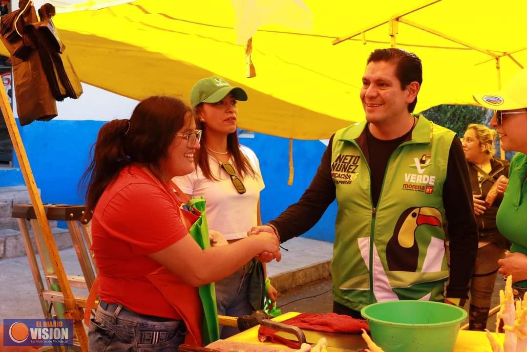 Ernesto Núñez, un candidato cercano a la gente