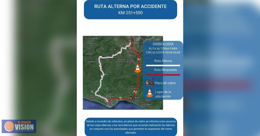 Continúan labores de atención y limpieza en la autopista Siglo XXI