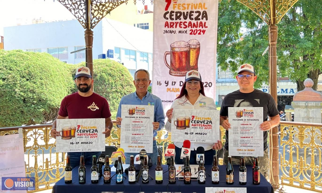 Anuncian Séptima Edición del Festival de cerveza artesanal en Zacapu.