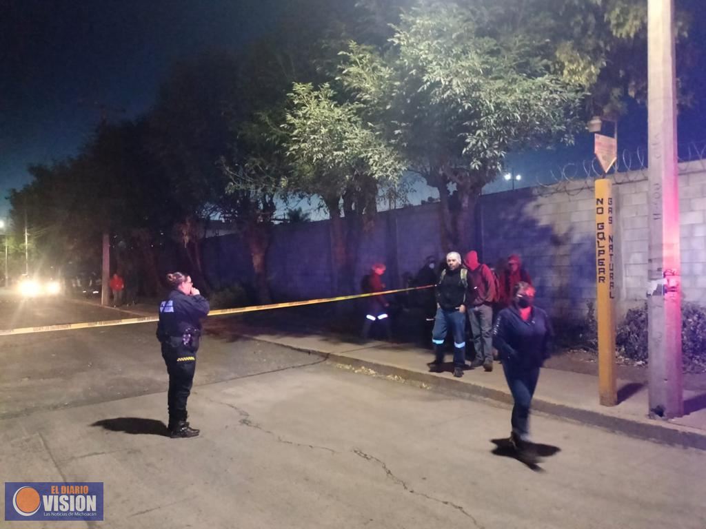 Atiende Policía Morelia reporte por aparente fuga de componente químico