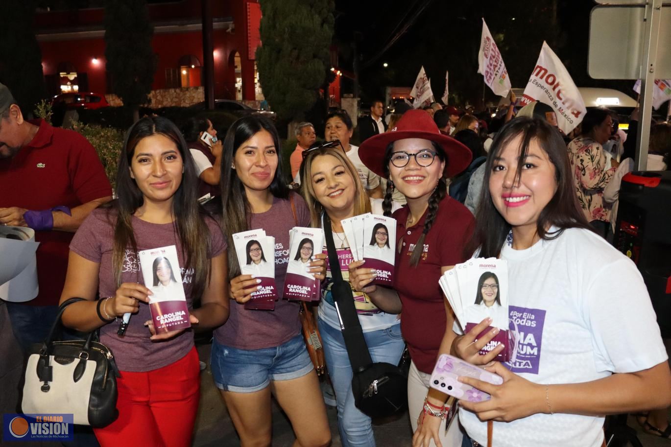 Unidad y colaboración solidaria son la fuerza de la 4T: Carolina Rangel