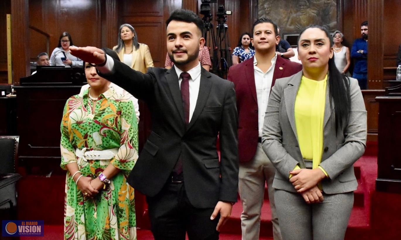 Rinde protesta ante 75 Legislatura, Christian Pineda Chávez, como diputado 