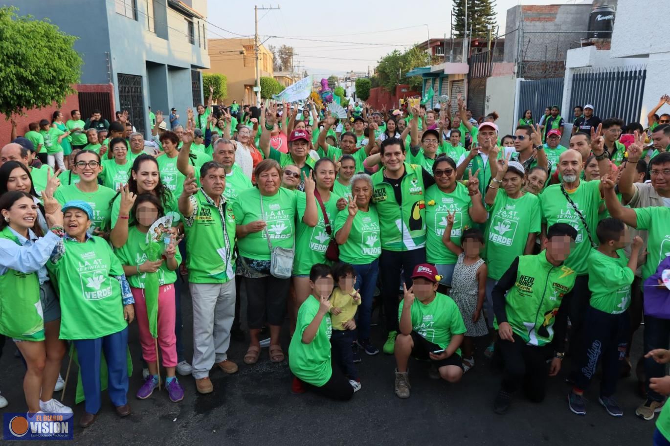 Vecinos del Distrito 8 cobijan a “Neto” Núñez rumbo al Congreso de la Unión