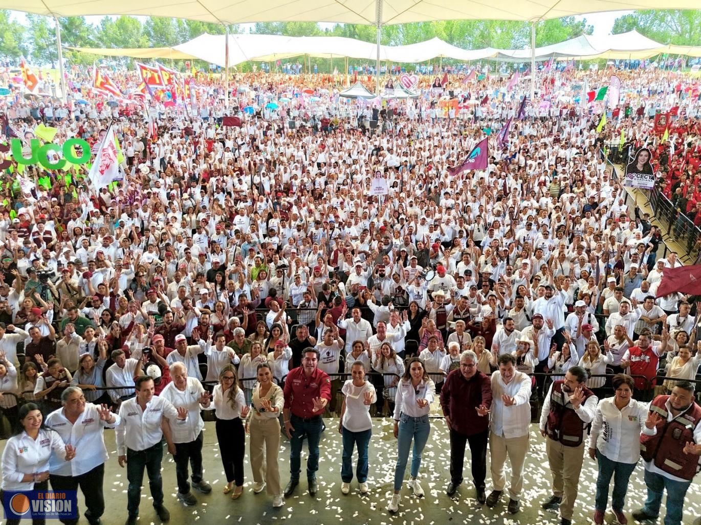 Vamos por la victoria de la transformación en Coahuila: Claudia Sheinbaum