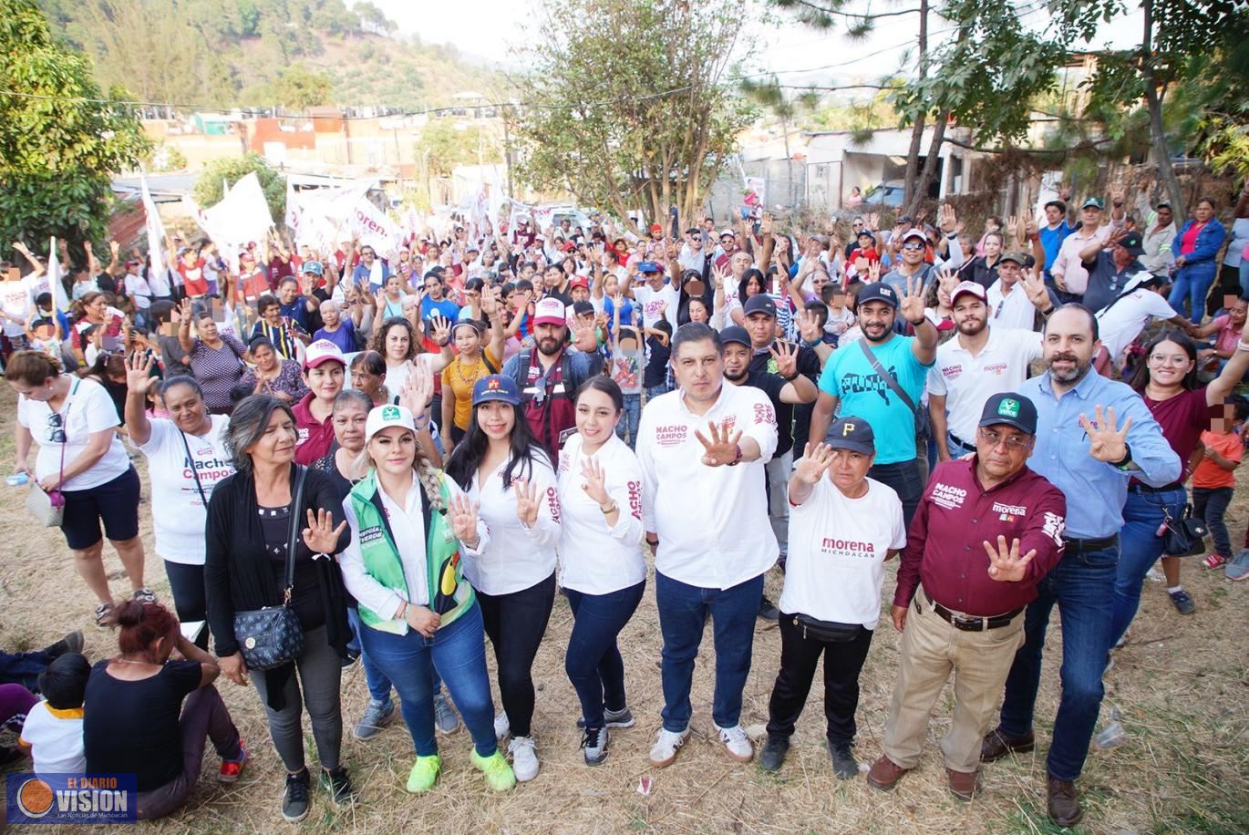 Nacho Campos defendió a nuestras familias: habitantes de Ampliación La Estrellita