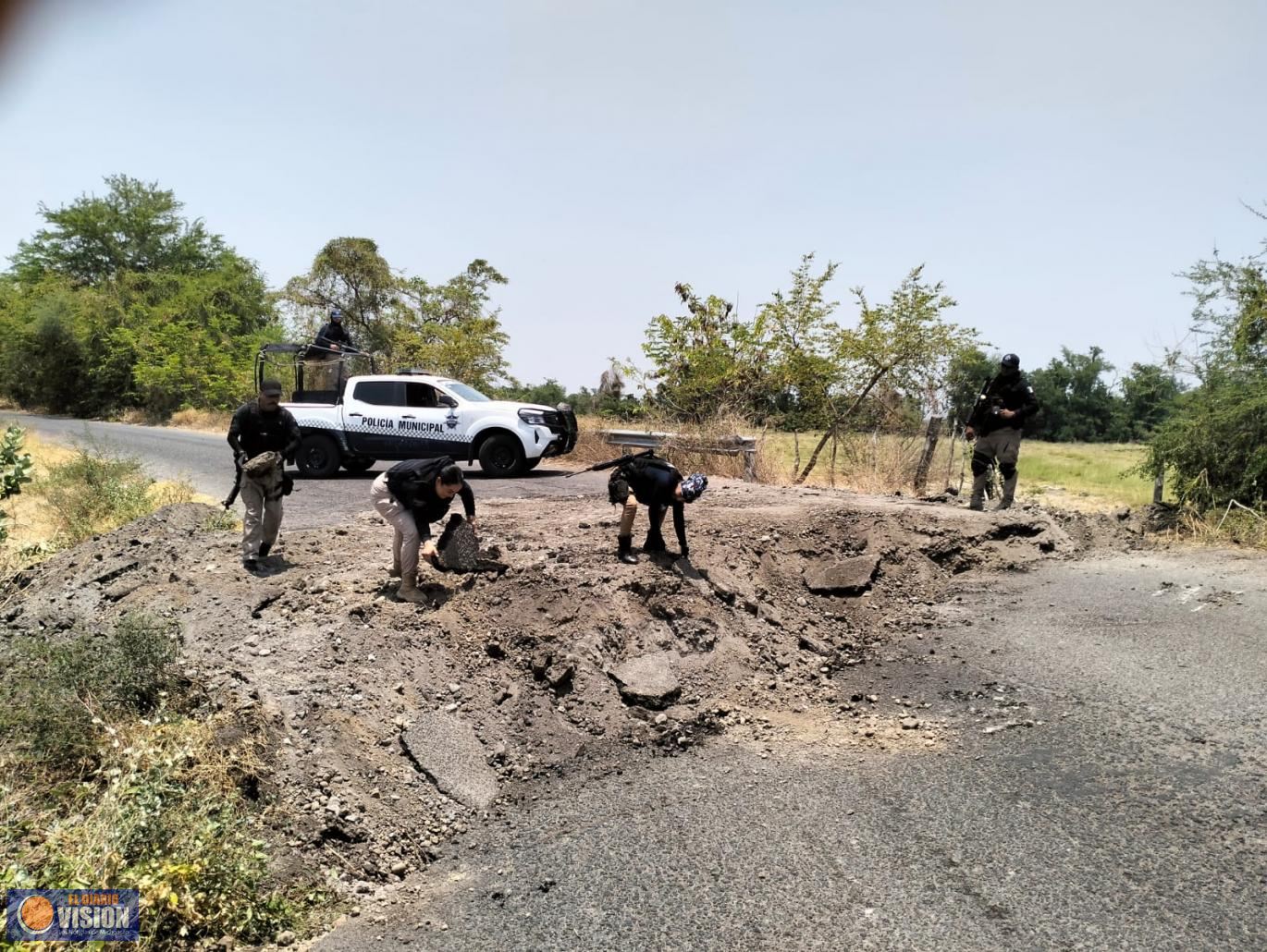 Restablecen circulación en tramo La Ruana-Punta de Agua, militares, GN y SSP