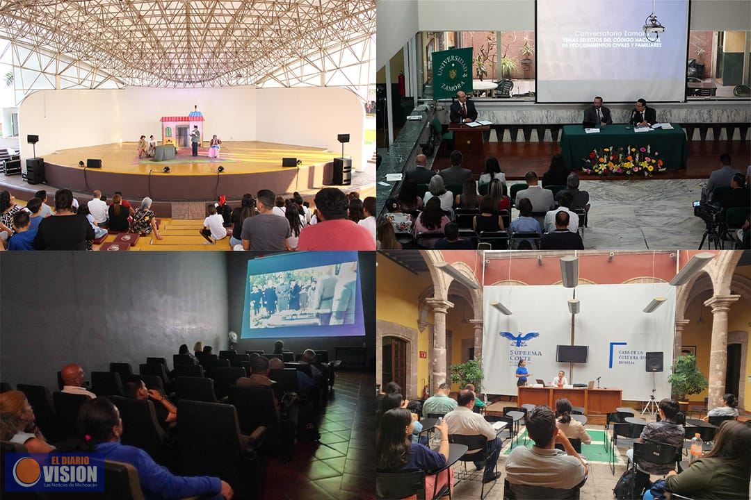 En junio, Poder Judicial de Michoacán presenta diversidad de  actividades académicas y culturales