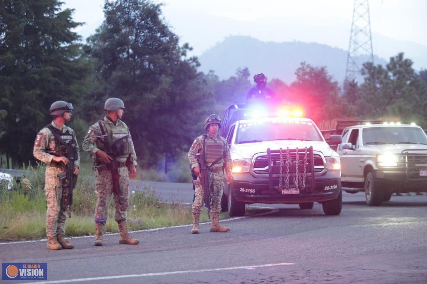 Gobierno del Estado y fuerzas federales, coordinados por la seguridad de Michoacán: SSP