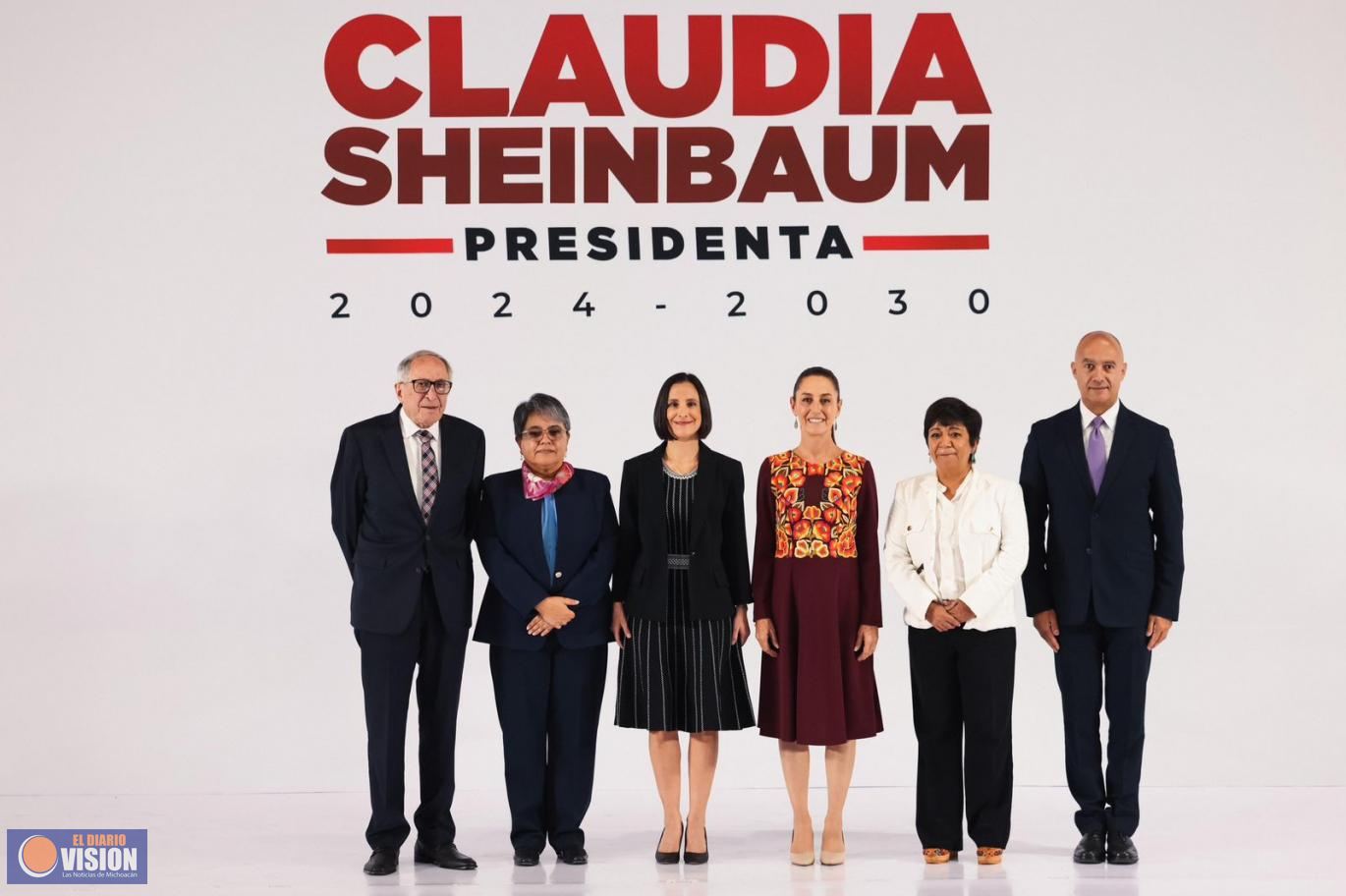 Claudia Sheinbaum, conforma  un gran equipo