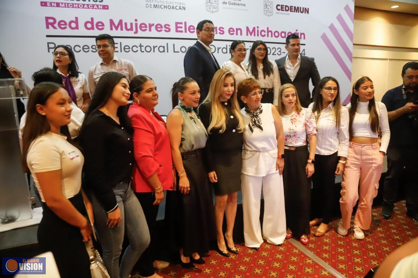 Combatir juntas los retos de la paridad,llama Belinda Hurtado a mujeres electas de Michoacán