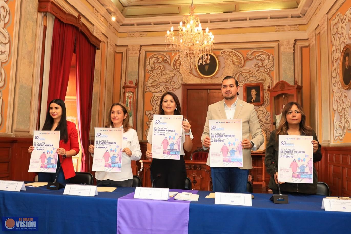 Gobierno de Morelia anuncia Feria de Salud Integral para la Prevención de Cáncer