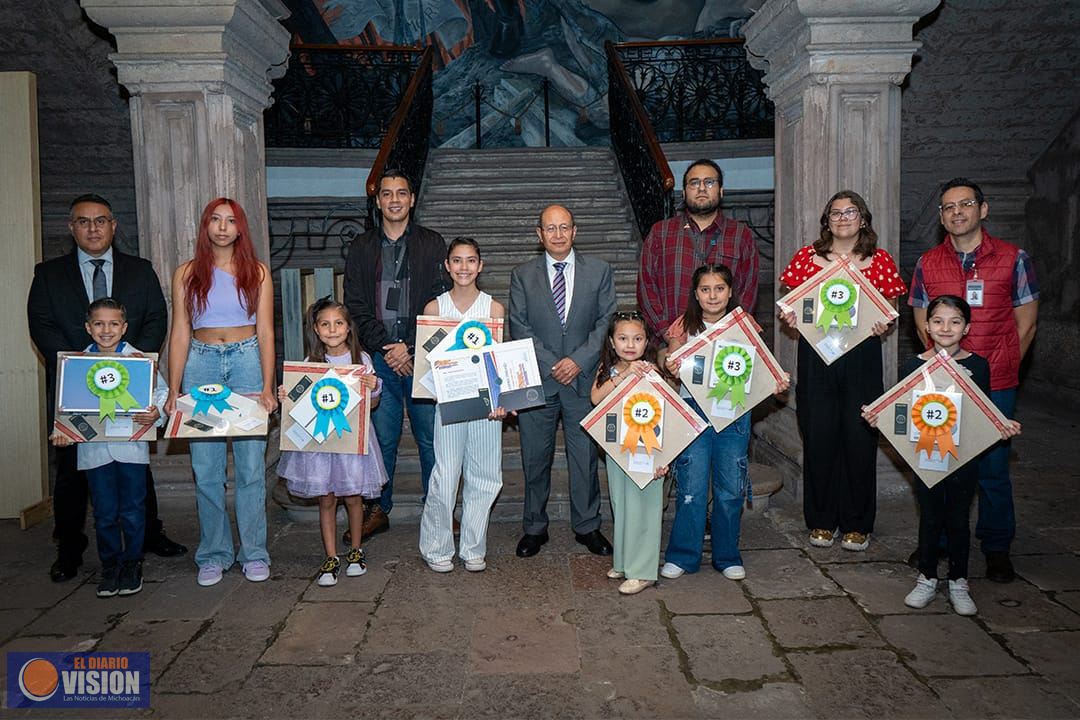 Poder Judicial entregó premios a niñas, niños y adolescentes ganadores del primer concurso de dibujo