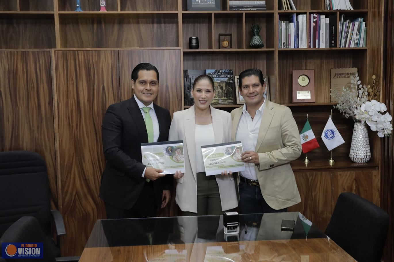 Presenta Ernesto Núñez y Christian Jaramillo tercer y último informe legislativo