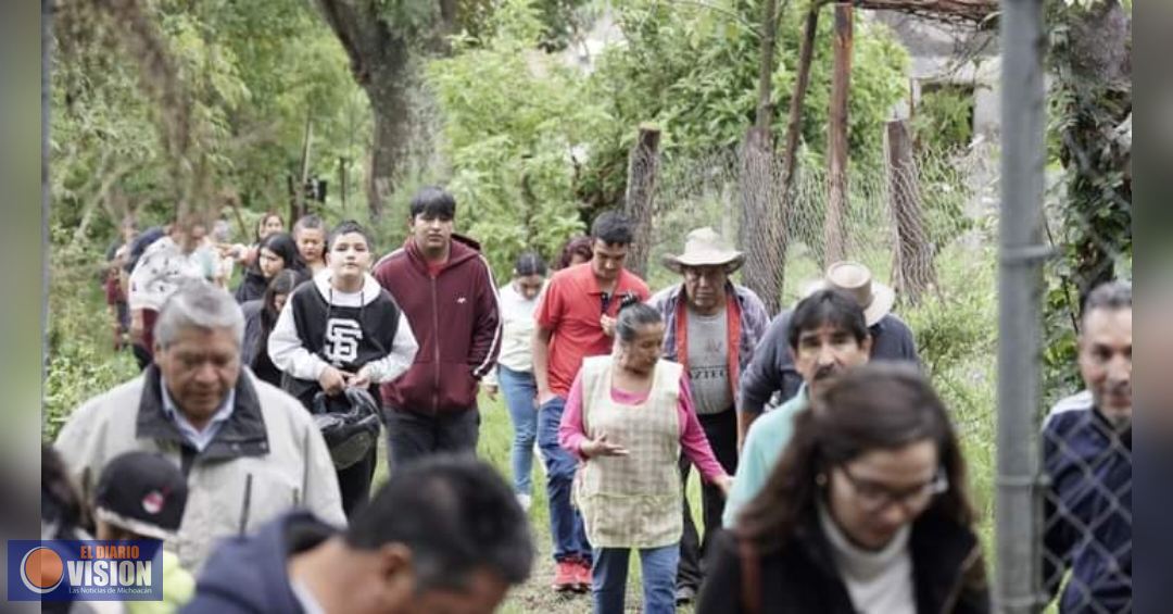 Sedum habilitará senderos seguros en Jesús del Monte y tenencia Morelos