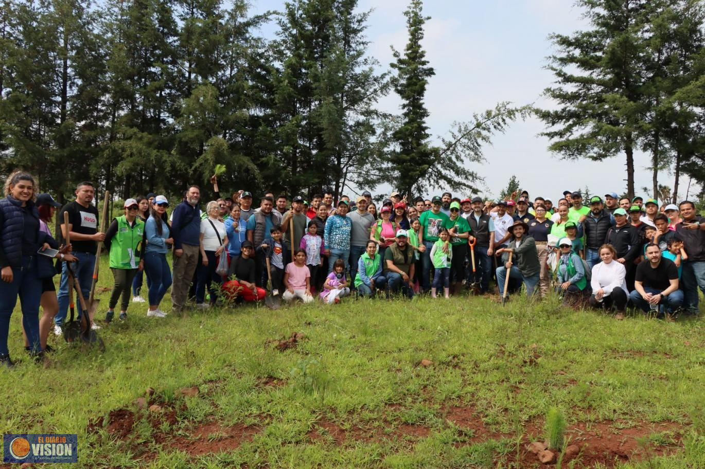 Cumple Partido Verde Michoacán con primera etapa de la reforestación* 