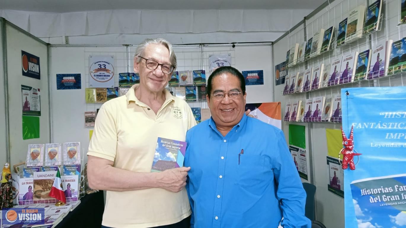 Alberto Ruy Sánchez engalana la Feria Internacional del Libro y la Lectura de Morelia