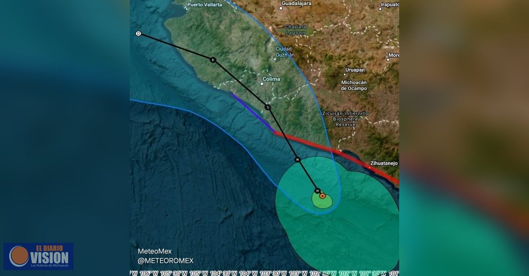 John evoluciona a huracán categoría 1; PC en alerta para la región Costa