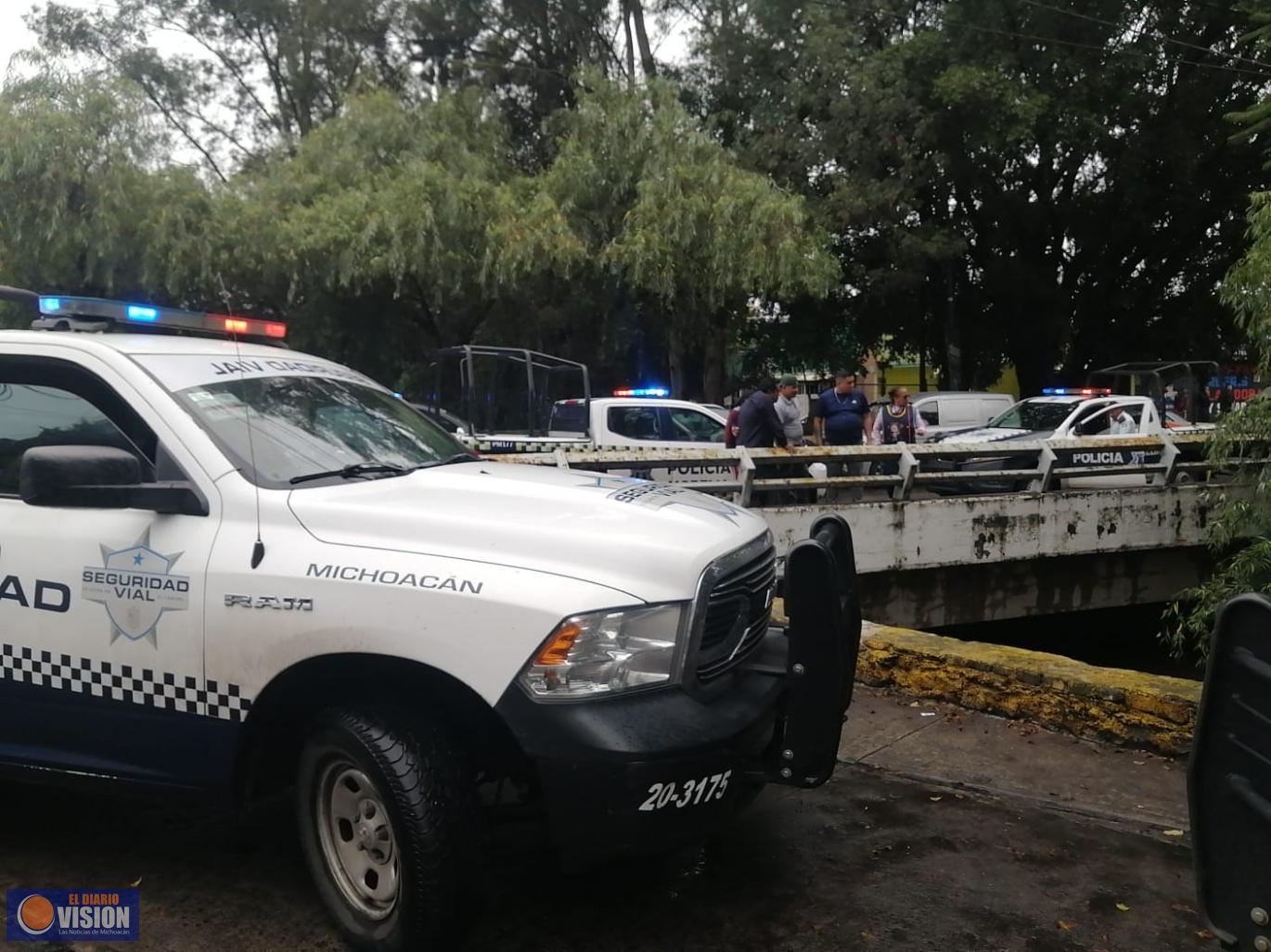 Rescata Guardia Civil a menor en el río Grande de Morelia