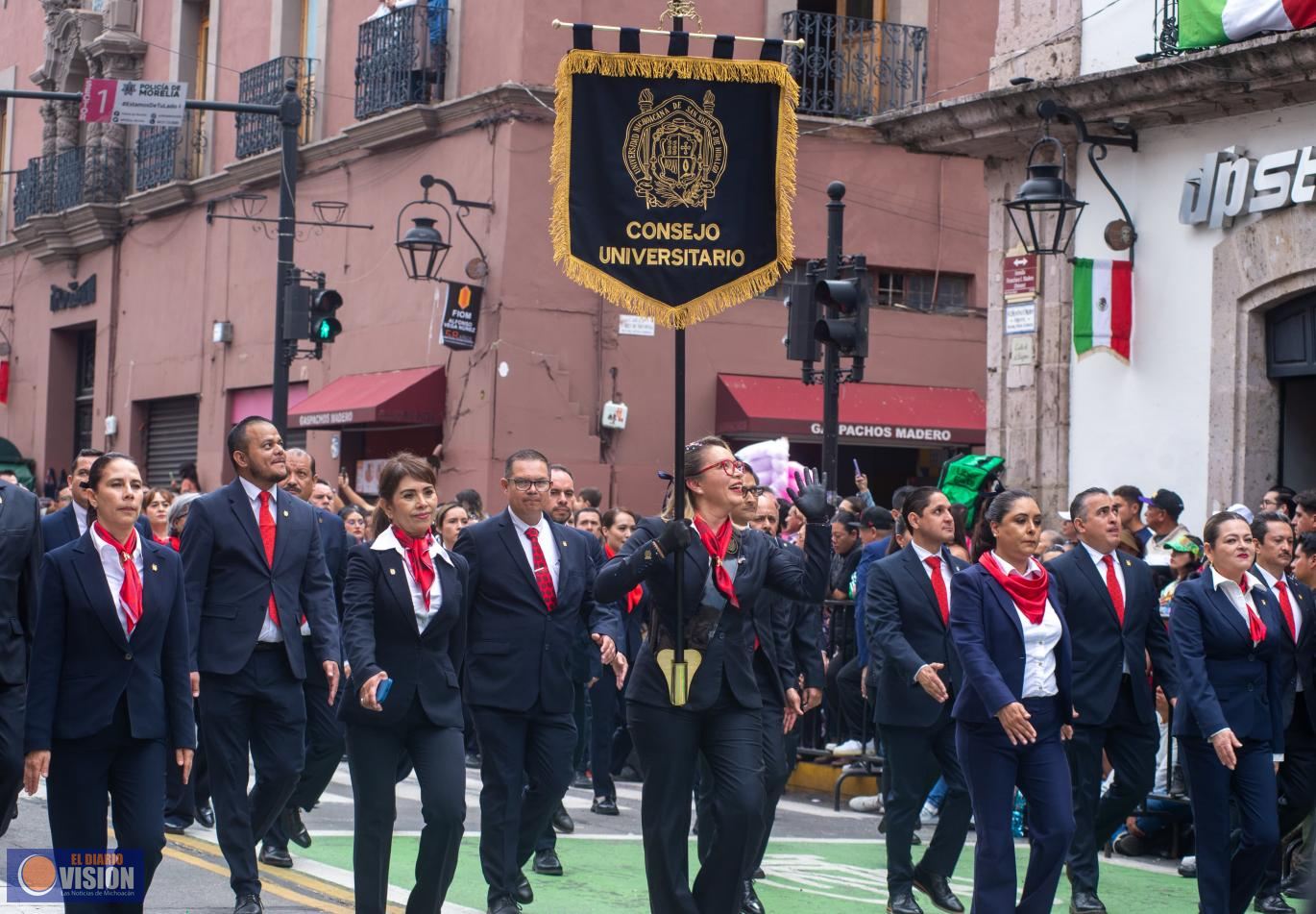 UMSNH celebra al prócer nicolaita, don José María Morelos y Pavón 