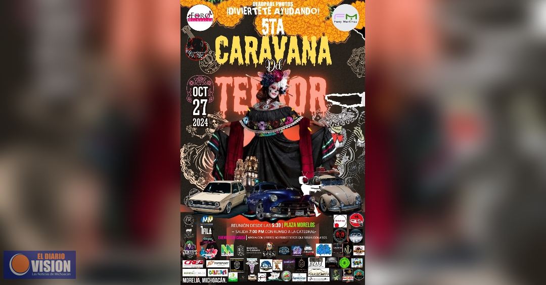 Todo listo para la 5ta. Caravana del Terror: Fany Martínez