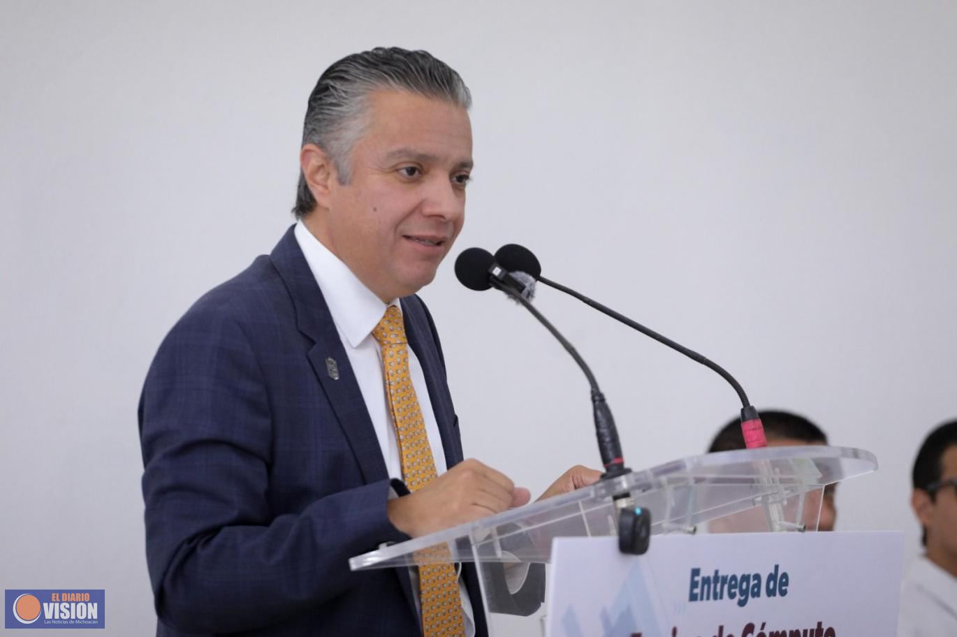 Morelia ha recibido 2.6 % más de participaciones federales: Navarro García