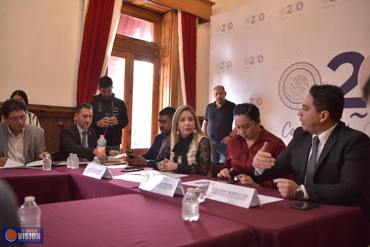 Belinda Hurtado impulsa creación de  nueva Ley Orgánica para el Congreso del Estado de Michoacán