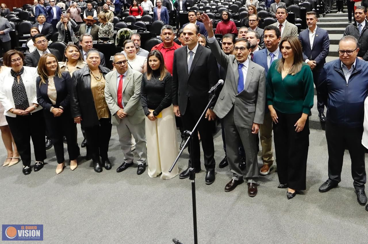 Ante el Pleno de la Cámara de Diputados, Rogelio Ramírez rindió protesta como secretario de Hacienda