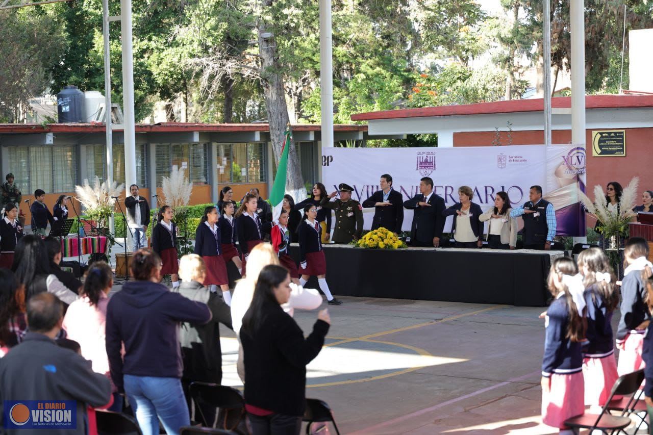 En apoyo a la educación, Alfonso Martínez anuncia rehabilitación integral de escuela