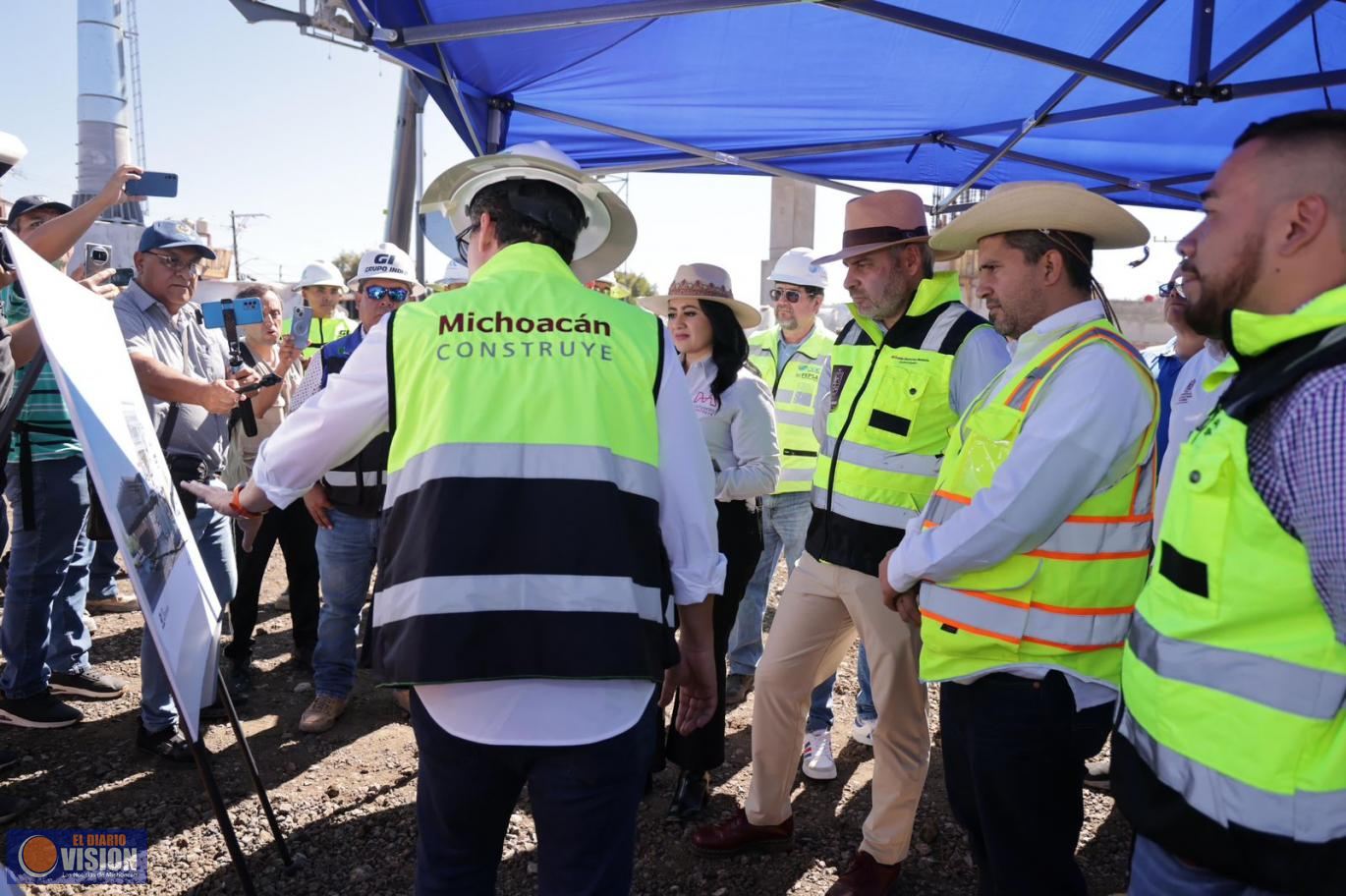 Con avance del 80 % la primera estación del cablebús de Uruapan