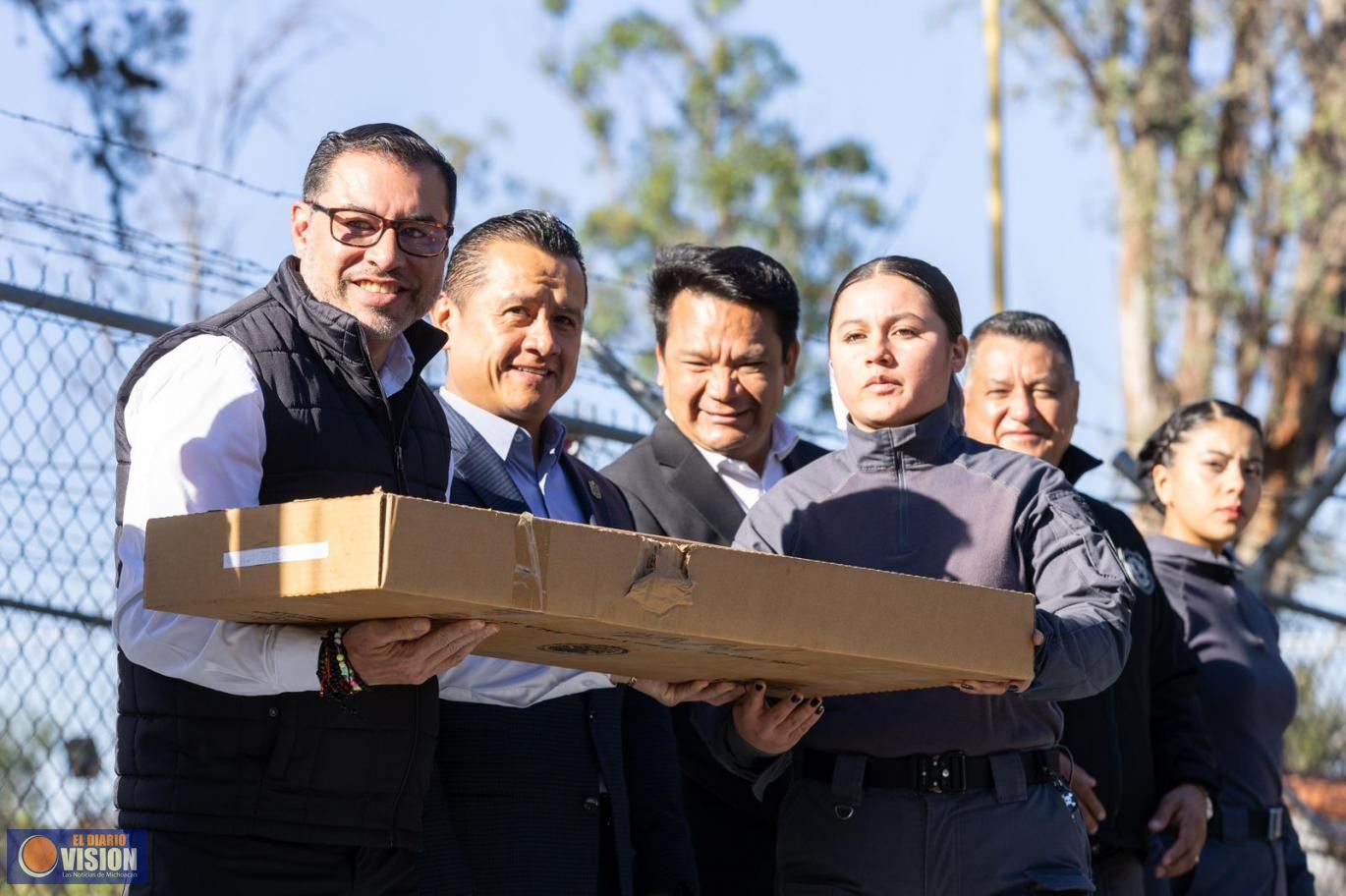 Con Fortapaz se construye un Michoacán más seguro: Torres Piña