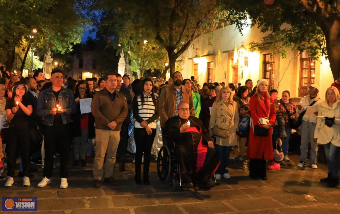 Alegría y tradición en Posada Navideña de Morelia