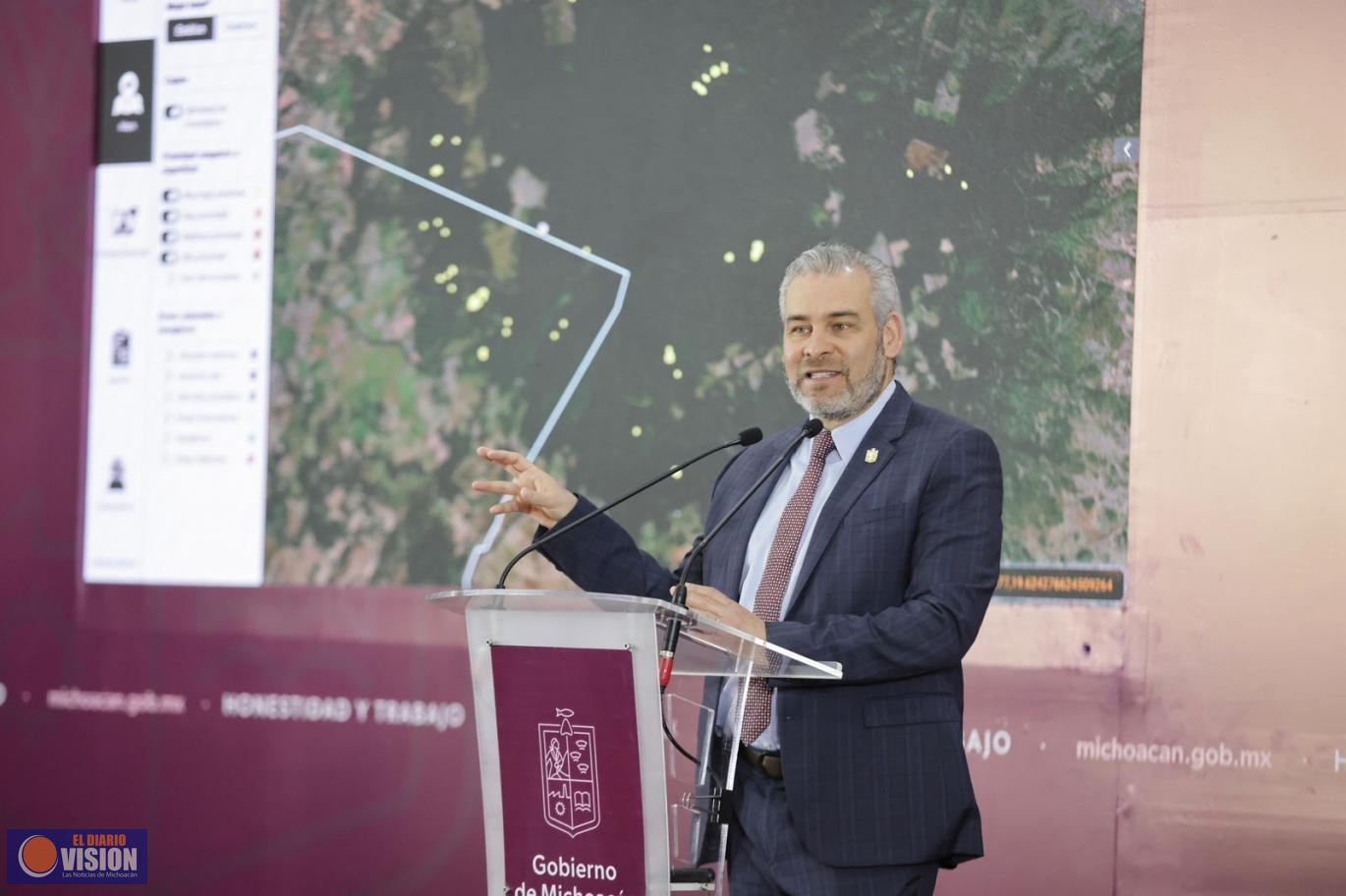 Con Guardián Forestal, más de 300 denuncias por cambio de uso de suelo en 2024: Bedolla