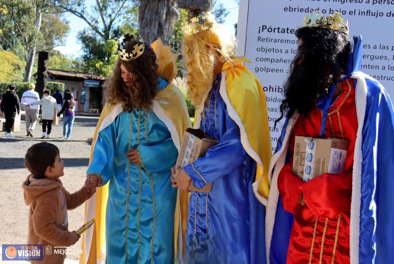 Niñas y niños entrarán gratis al zoo por Día de Reyes