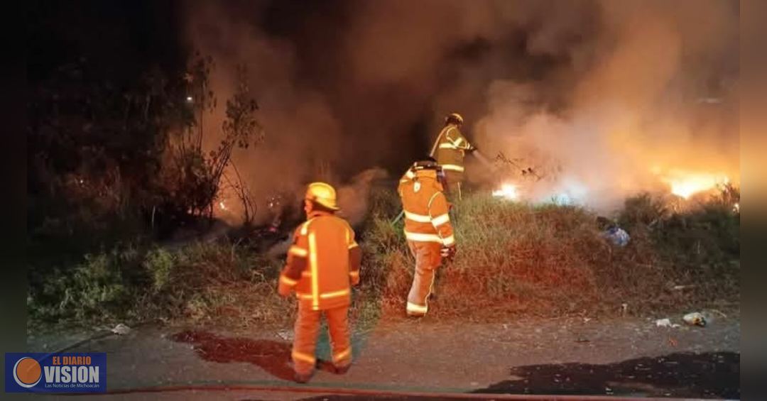 Se registra incendio en la colonia Prados Verdes