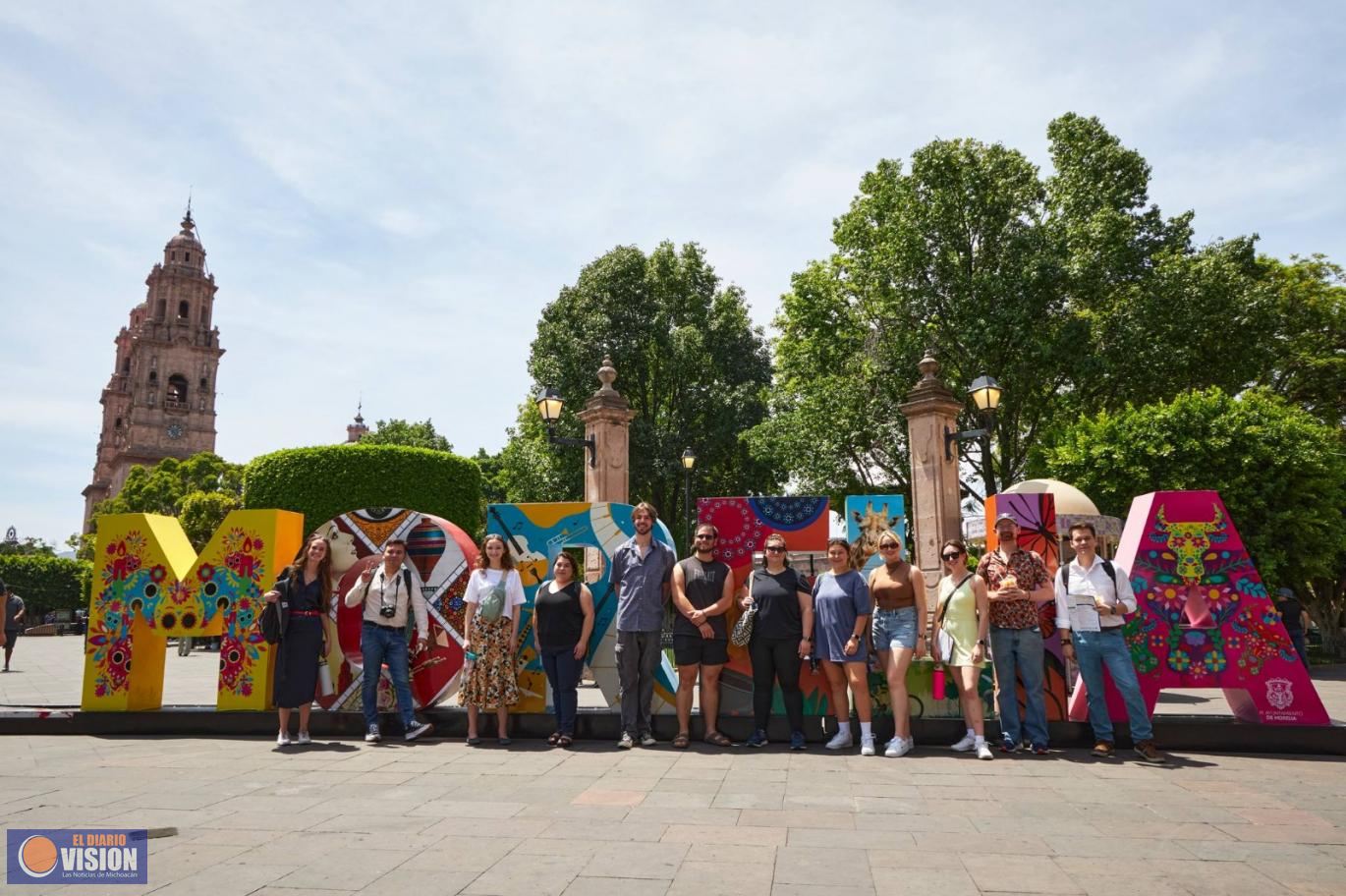 Observatorio Turístico de Ciudades, reporta incremento en turistas internacionales en Morelia