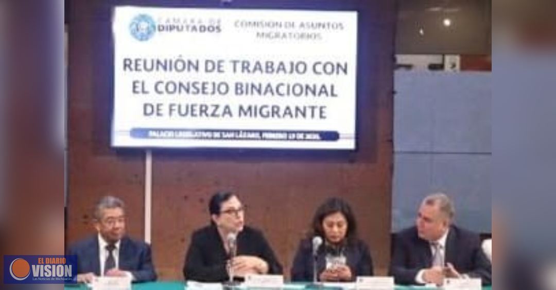 Comisión de Asuntos Migratorios recibió en Cámara de Diputados a la organización Fuerza Migrante