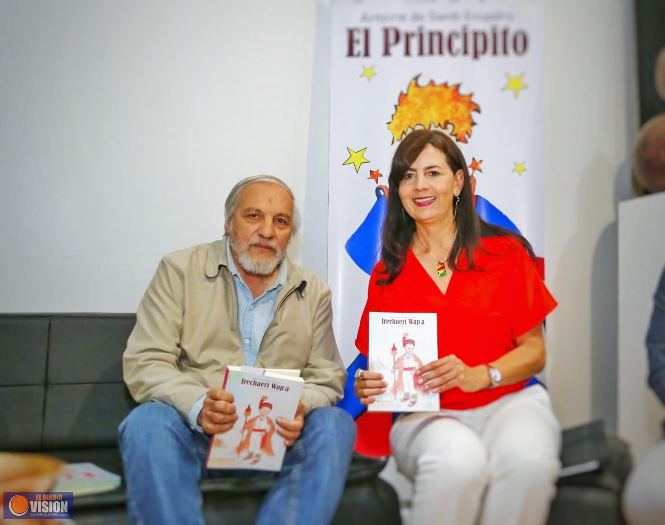 Presenta SEE libro "El Principito" traducido al purépecha