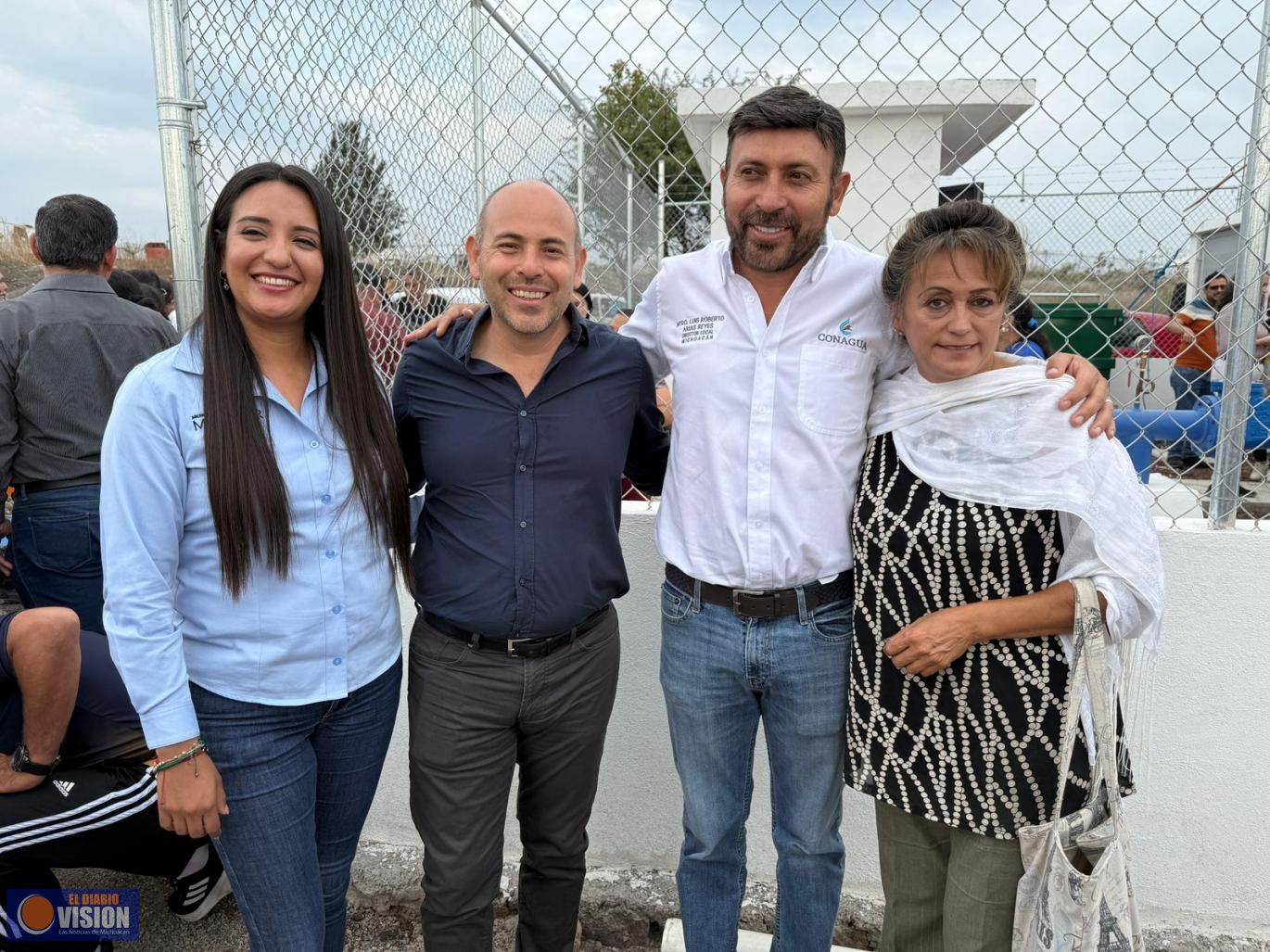 Gobierno de Tarímbaro entrega Pozo de Agua en Erandeni