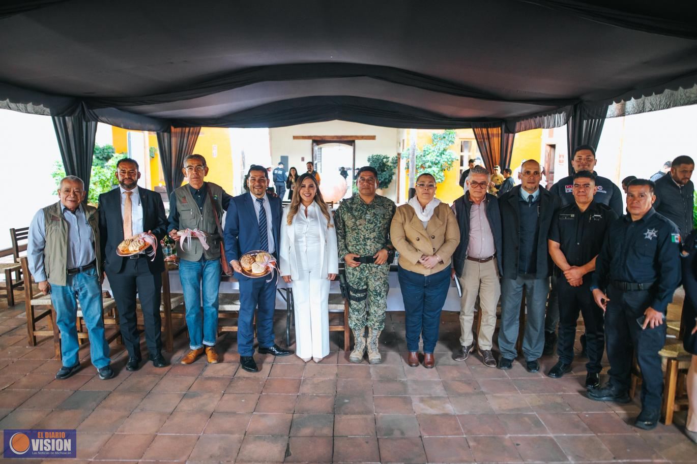 Comprometidos con la paz, Salvador Escalante sede de la Mesa Regional de Seguridad