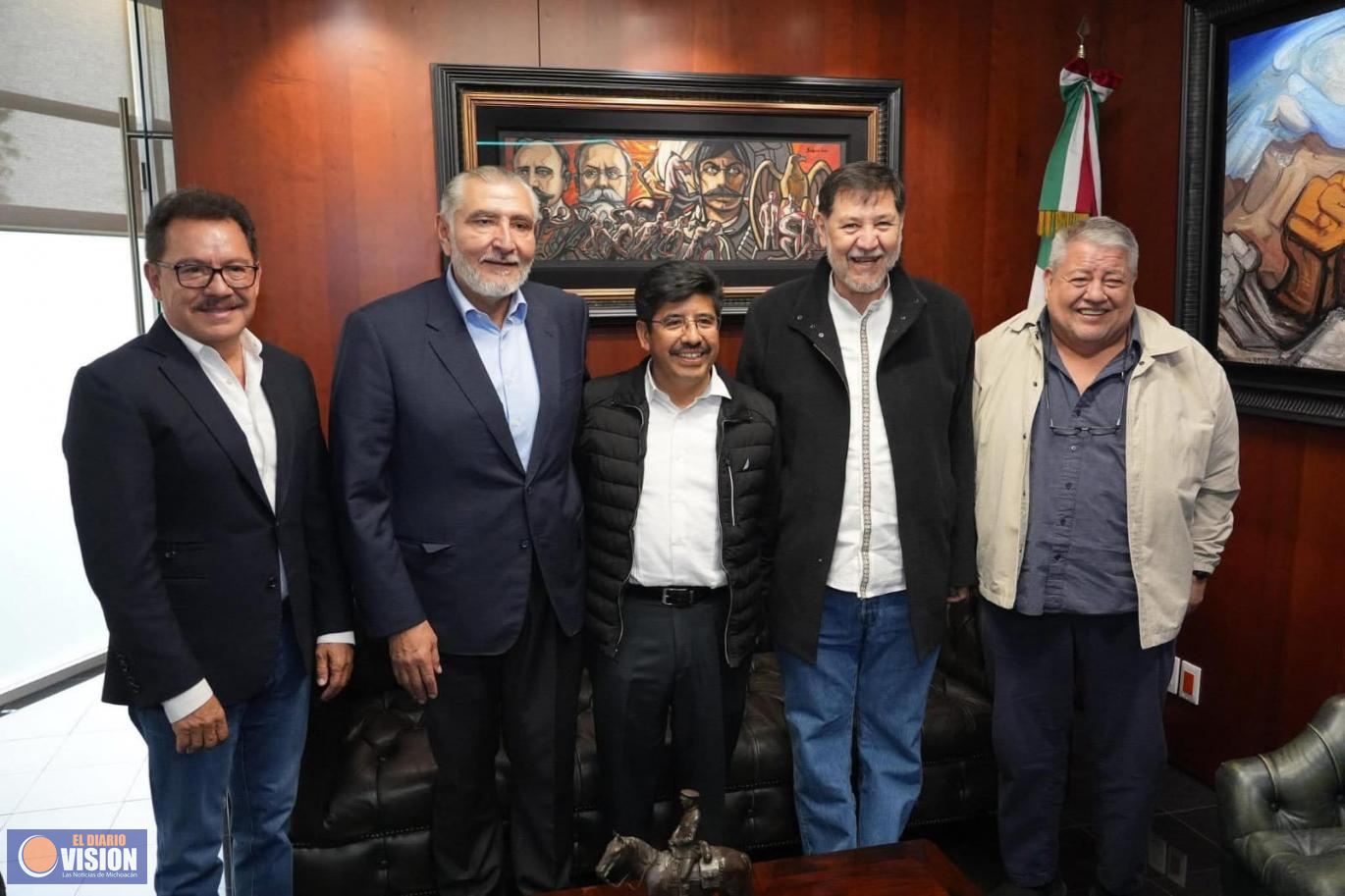 Adán Augusto López Hernández y Hugo Aguilar Ortiz afinan toma de protesta de integrantes del PJF 