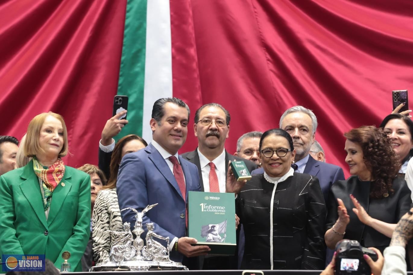 Congreso de la Unión recibió Primer Informe de Gobierno de la presidenta Claudia Sheinbaum 