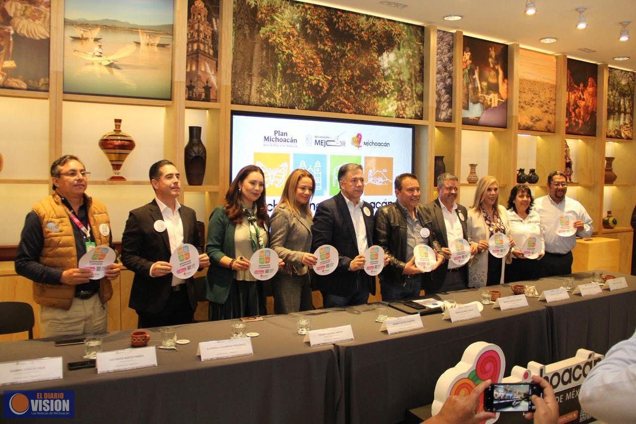 Sectur lanza “Michoacan@s x Michoacán”, campaña que promueve el turismo y la paz